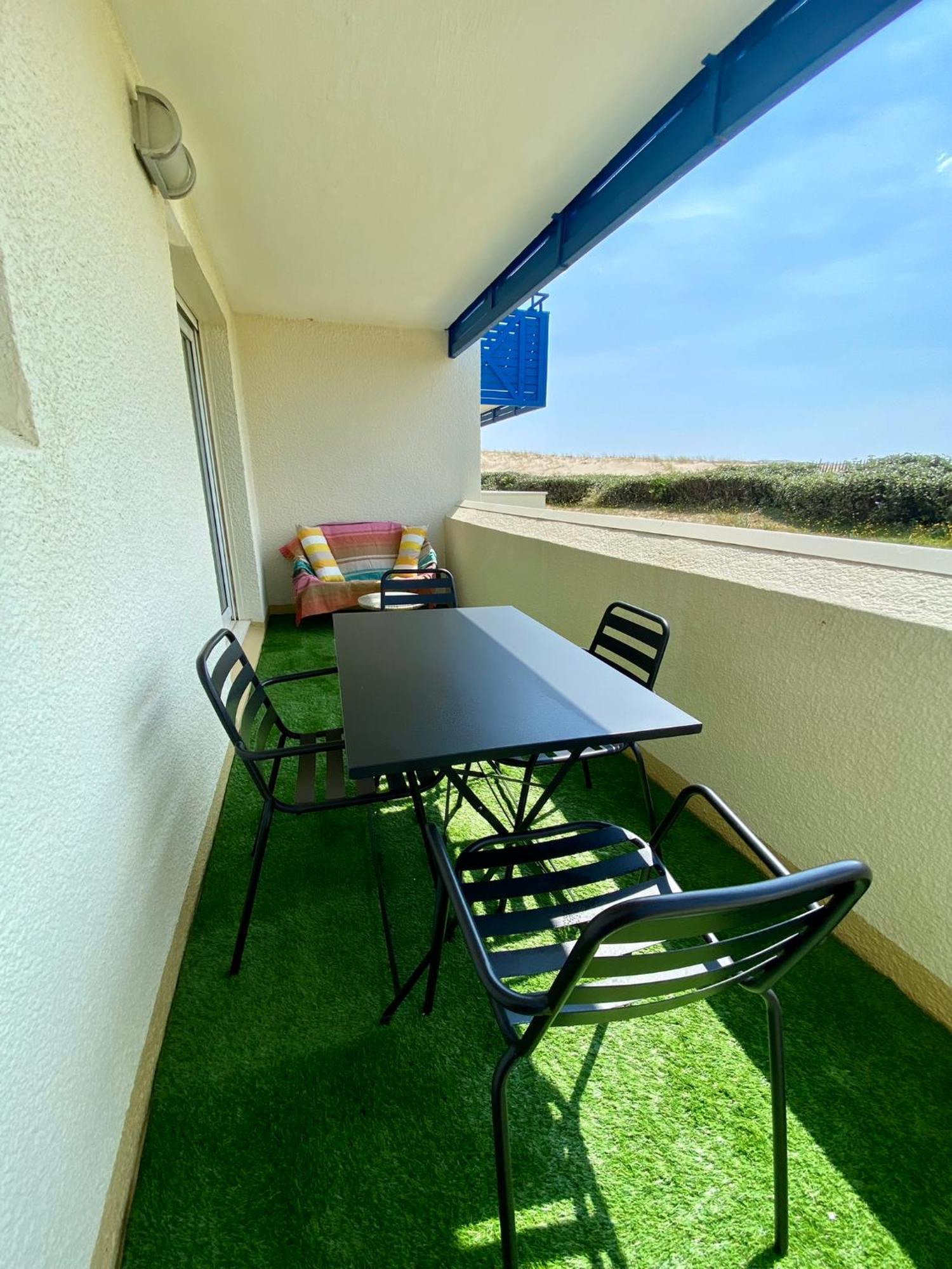 Charmant Appartement En Front De Mer Avec Piscine Lacanau Exteriör bild